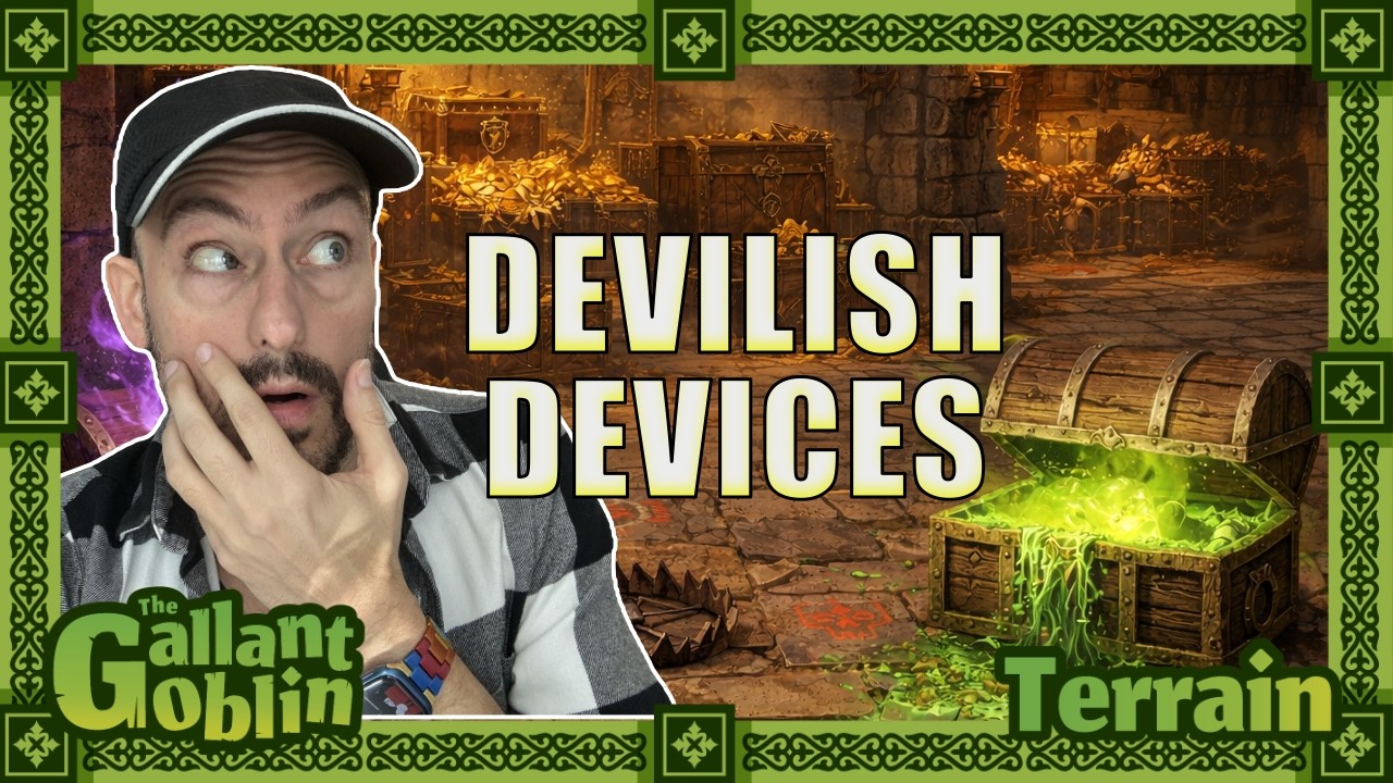 Обзор игры Devilish Devices | Dungeon Dressings | WizKids Games