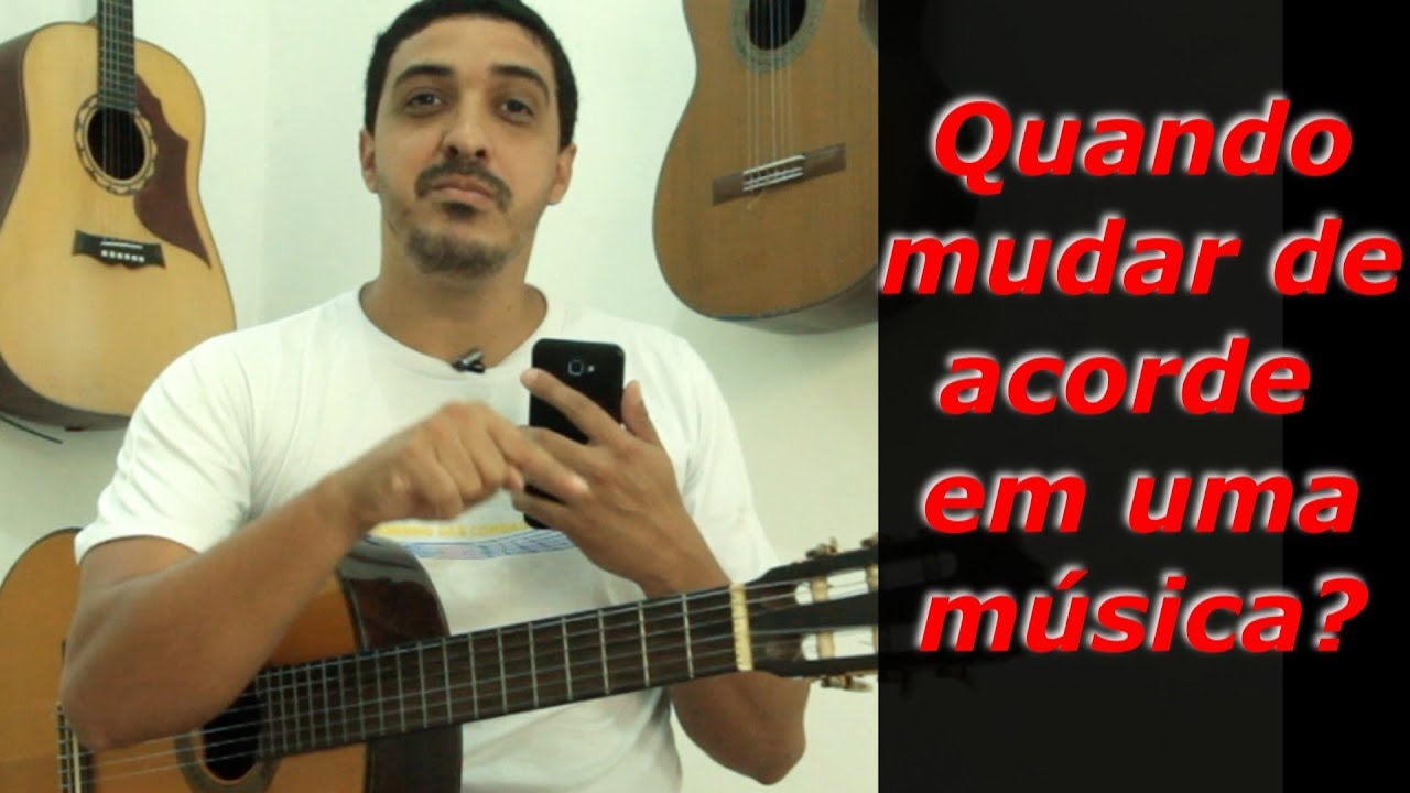 😉 Quando Mudar de Acorde em uma Música? (sem ter que contar as batidas)