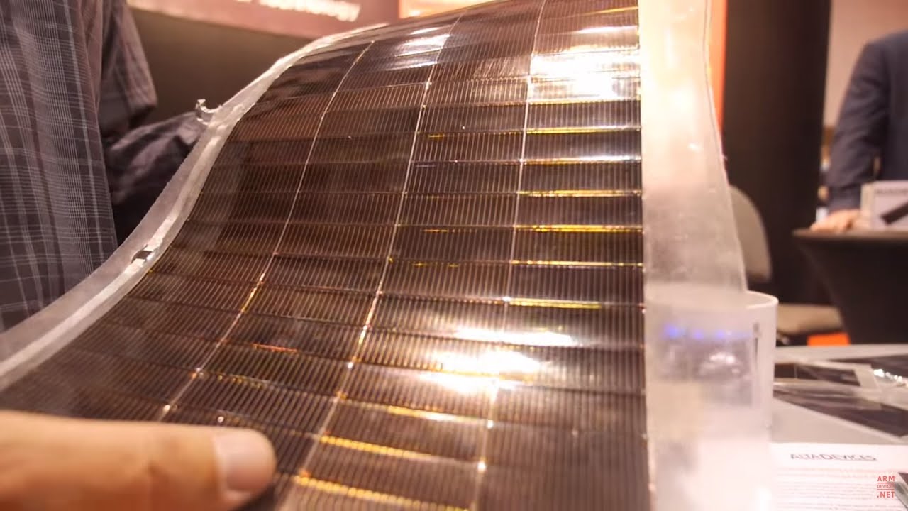 Alta Devices Flexible Solar Cells using Gallium Arsenide