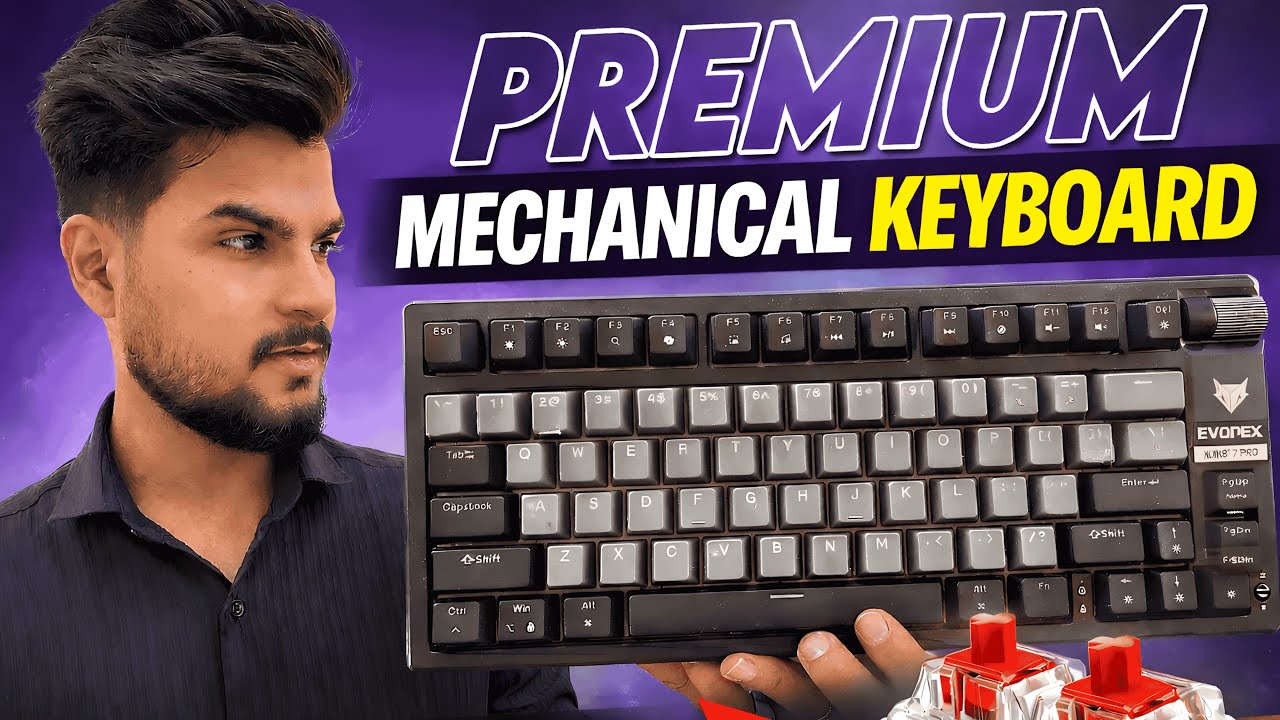 EvoFox Ronin Keyboard Review &ndash; Silent, Hot-Swap & RGB! | Best Mechanical Keyboard Under ₹3000 -2026