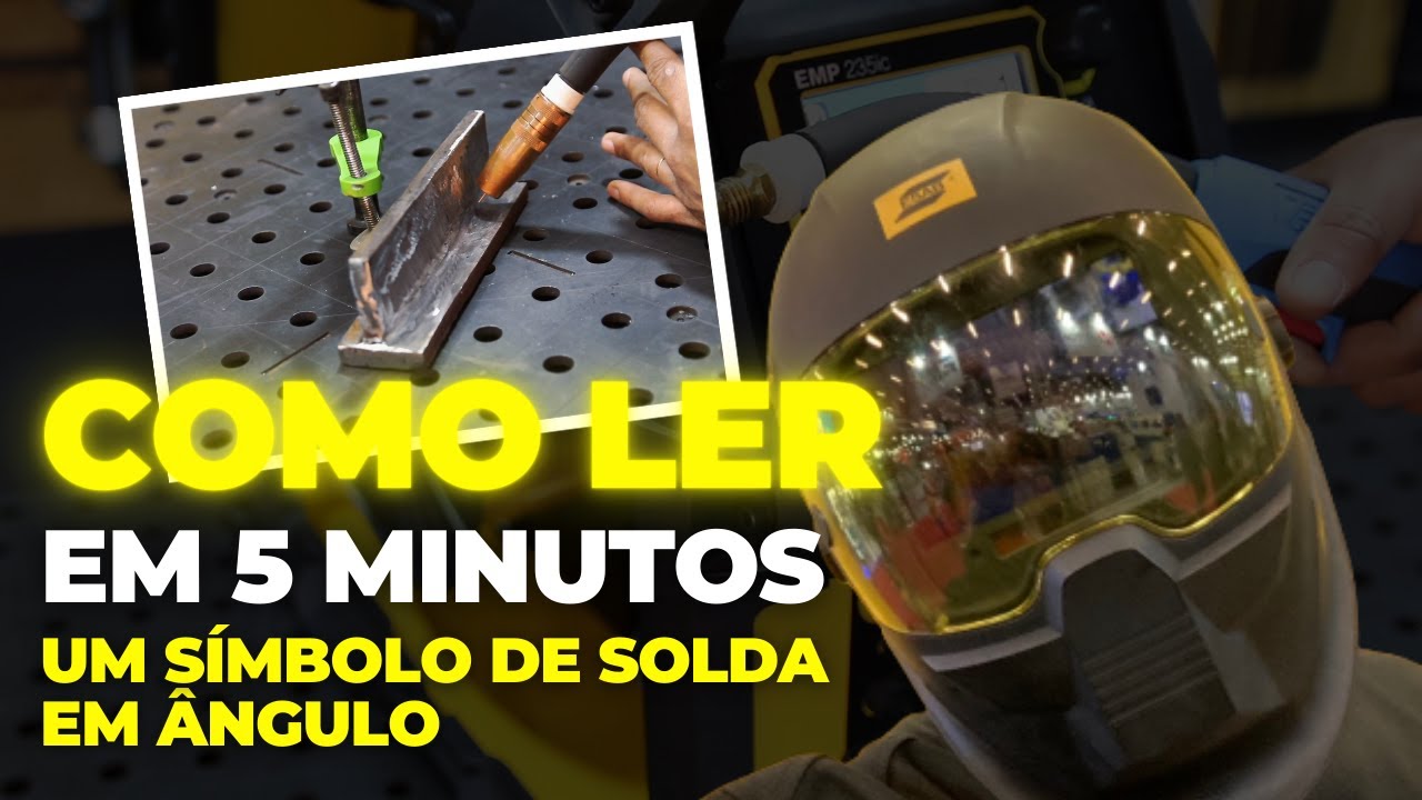 Passos para ler um Símbolo de Solda em Ângulo #simbologia