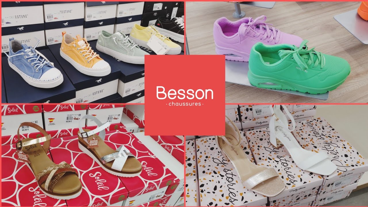 👡❤️ BESSON CHAUSSURES NOUVELLE COLLECTION ÉTÉ 2024 ☀️