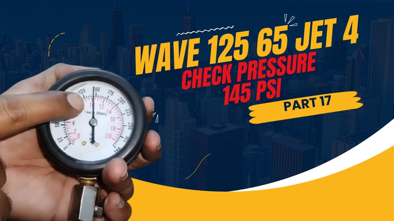 PROJEK WAVE 125 65 JET 4 SIAP PASANG SEMUA / CHECK COMPRESS PART 17