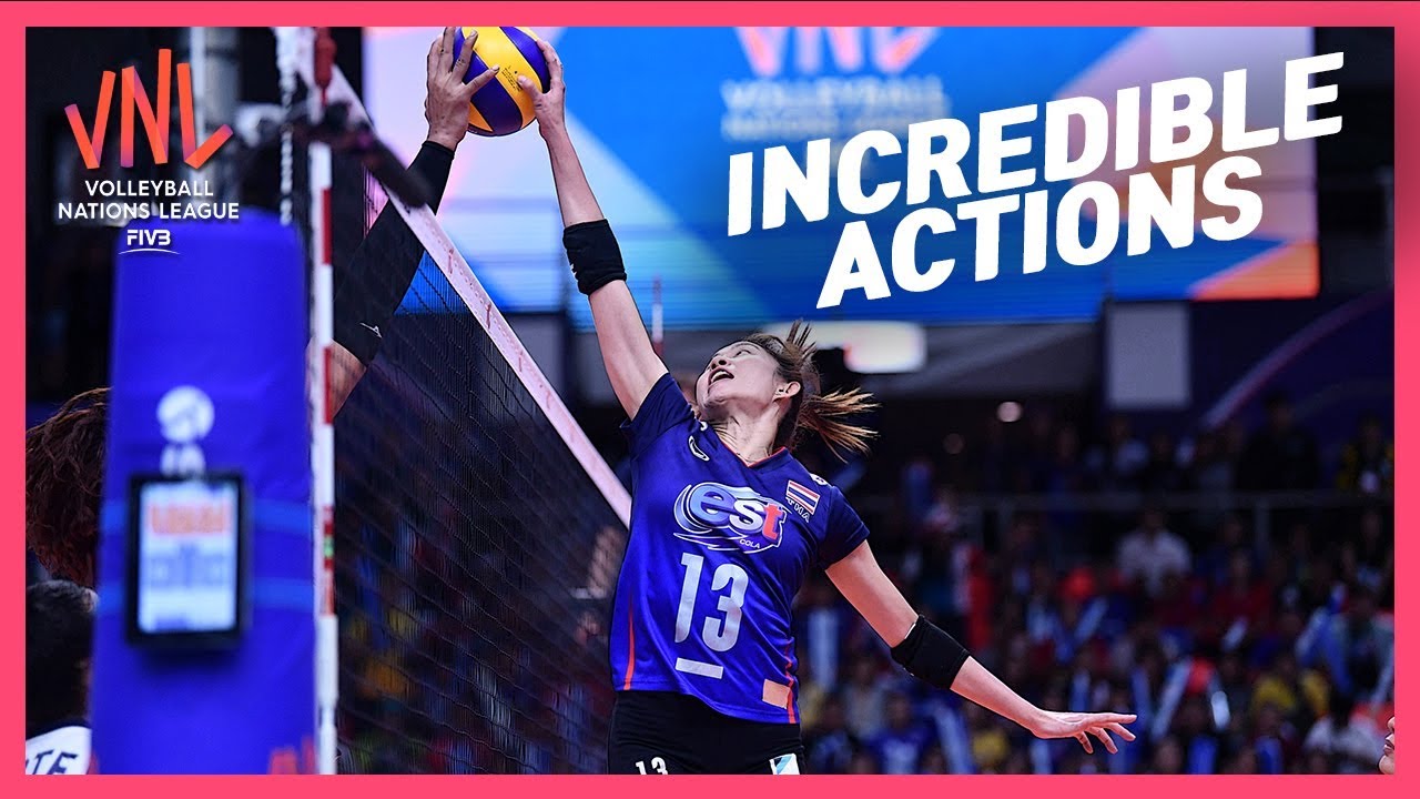 Incredible Actions | Women's VNL Volleyball 2019