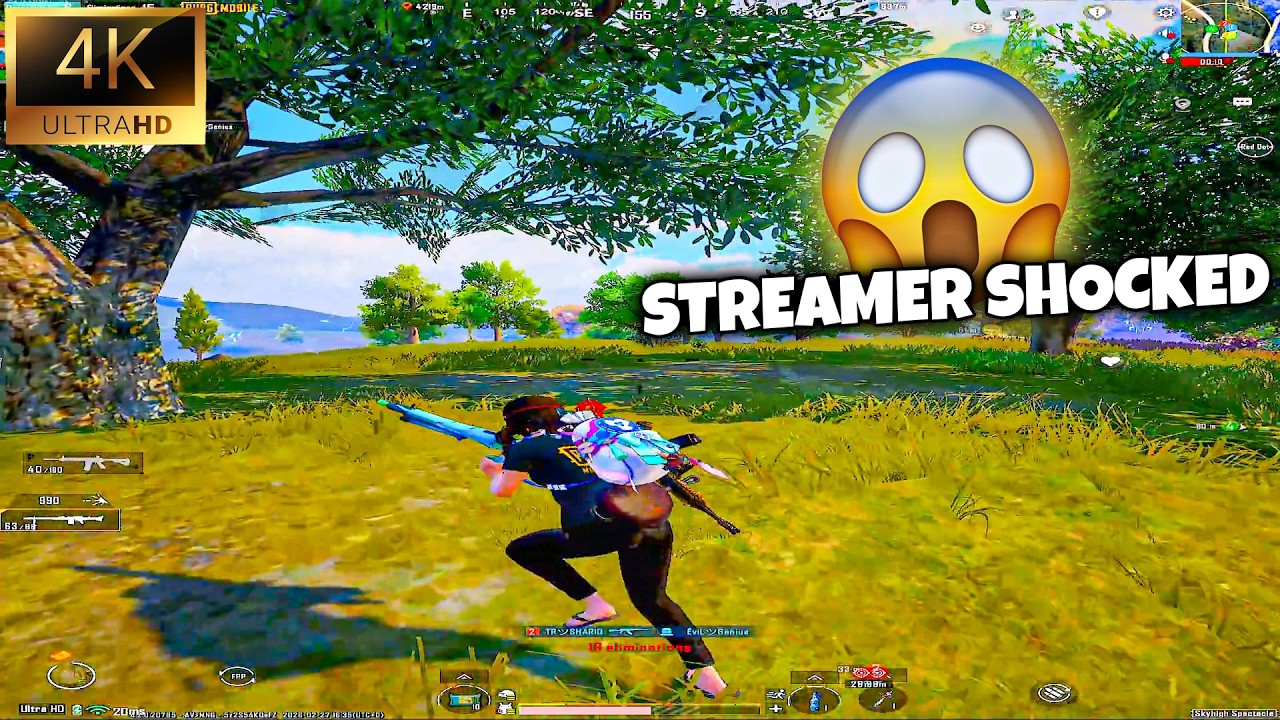 Streamer Wasn&rsquo;t Ready for This Clutch 😈 Ultra HD+120FPS | PUBG MOBILE