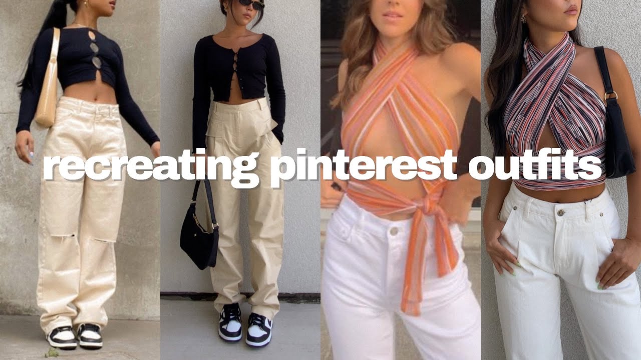 recreating pinterest outfits