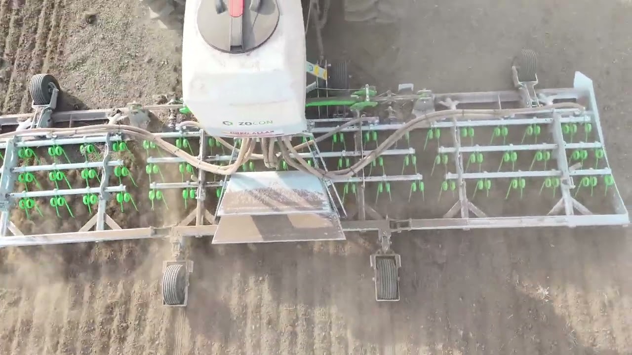 Zocon Greenkeeper PLUS 6m + 450L Seeder & Valtra N135 Versu in Action!  Pasture Renovation Made Easy