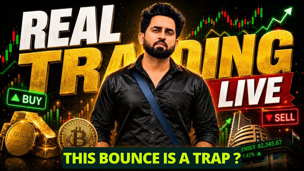 Анализ торговли Nifty, криптовалютой и золотом || 28 августа || Прямой эфир Super Trader Lakshya