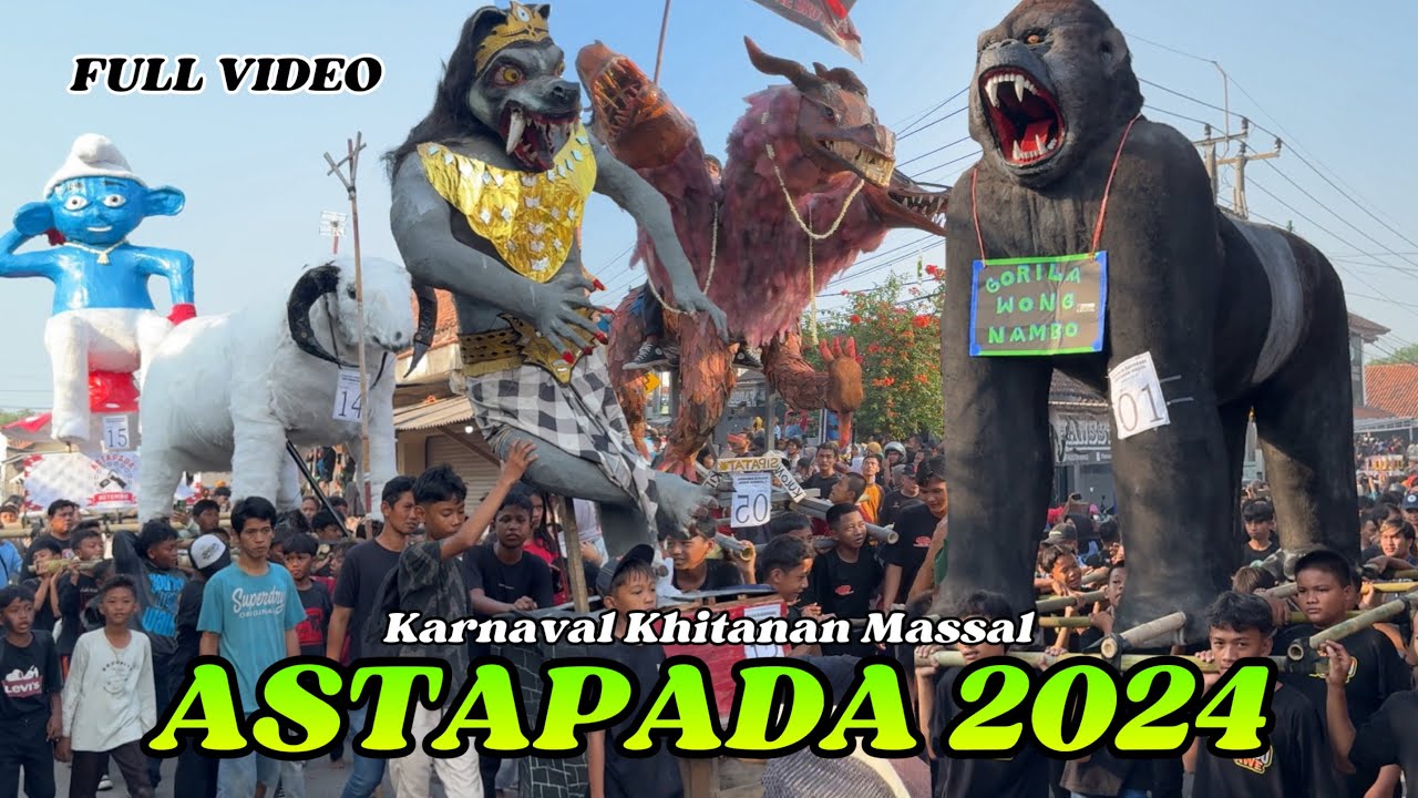Full Arak Arakan ASTAPADA 2024 | Karnaval Khitanan Massal Desa ASTAPADA Tengahtani Cirebon