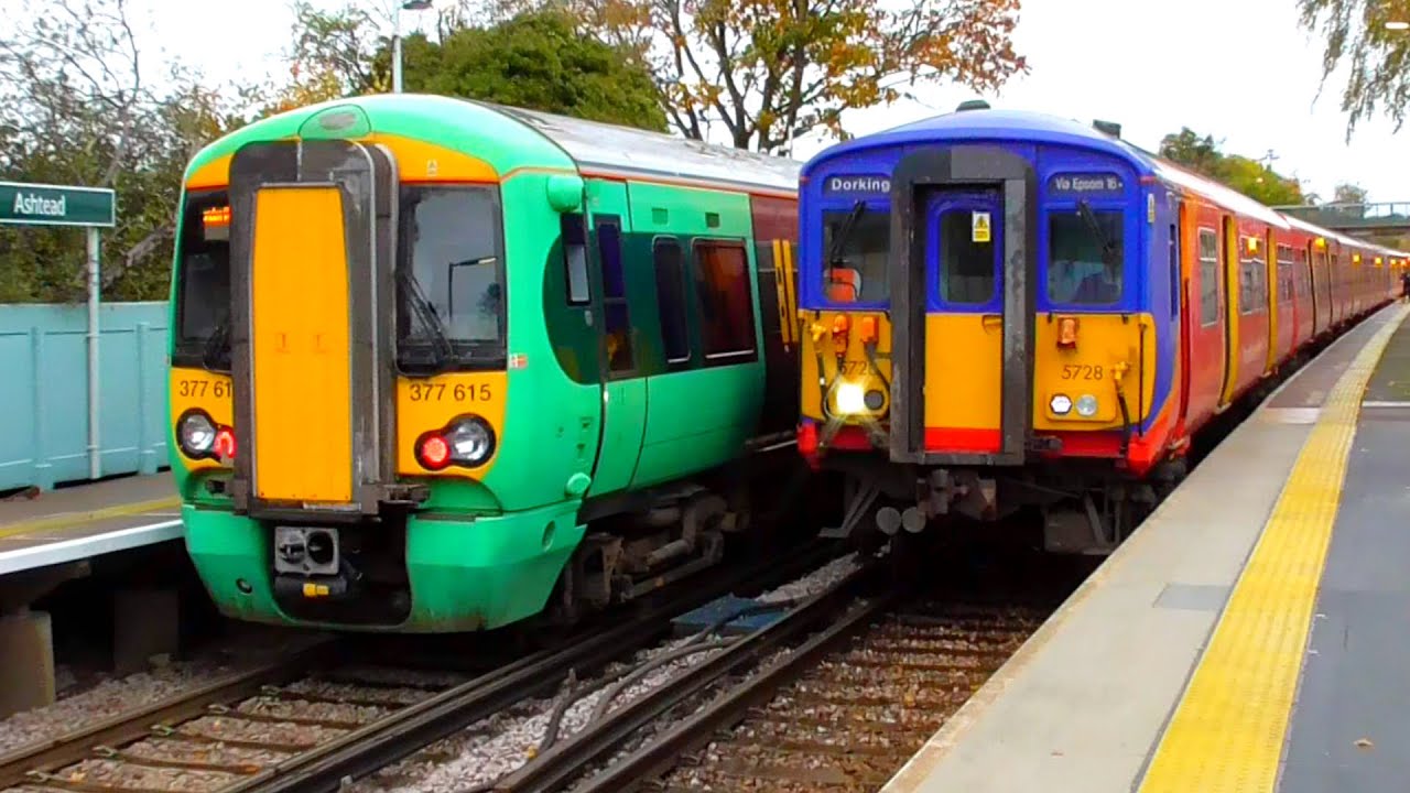 Trains at Ashtead - 29/10/20