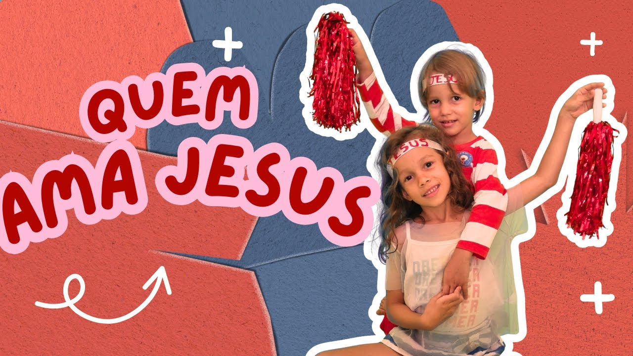 🎵Quem ama Jesus 💖/ Música Gospel - Os Magrelinhos
