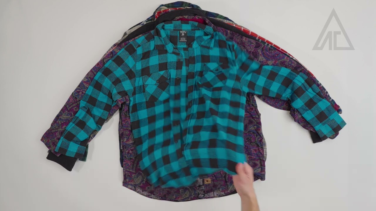 Mens shirts flannel, All Sizes [504] - Grade A sorted used clothes from the USA