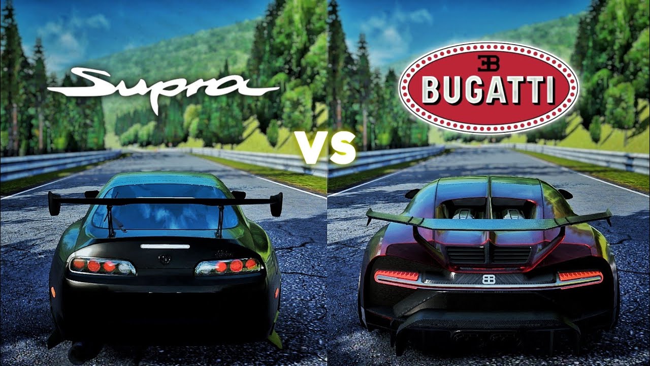 SUPRA MK4 vs BUGATTI Chiron Full Comparison | Drive Zone online Gameplay