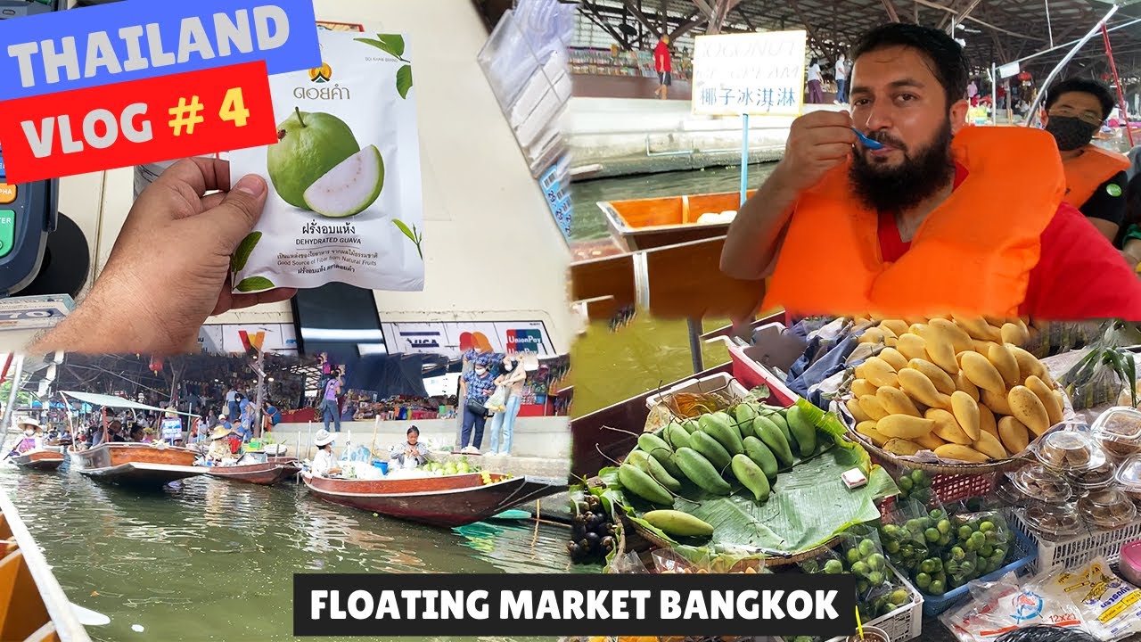 Floating Market Bangkok | Thailand Travel Vlog 2022 | Travel With Adil