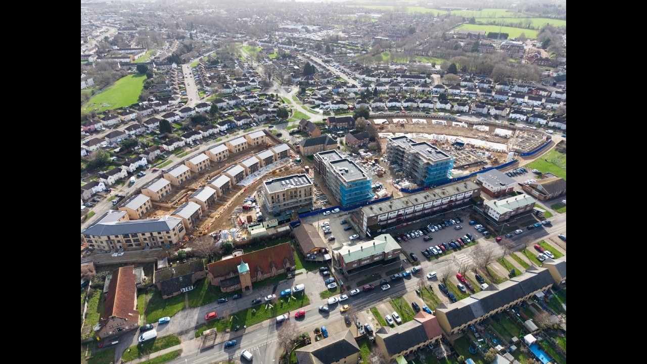 Cambridge Crescent, Maidstone - February '26 Drone Update