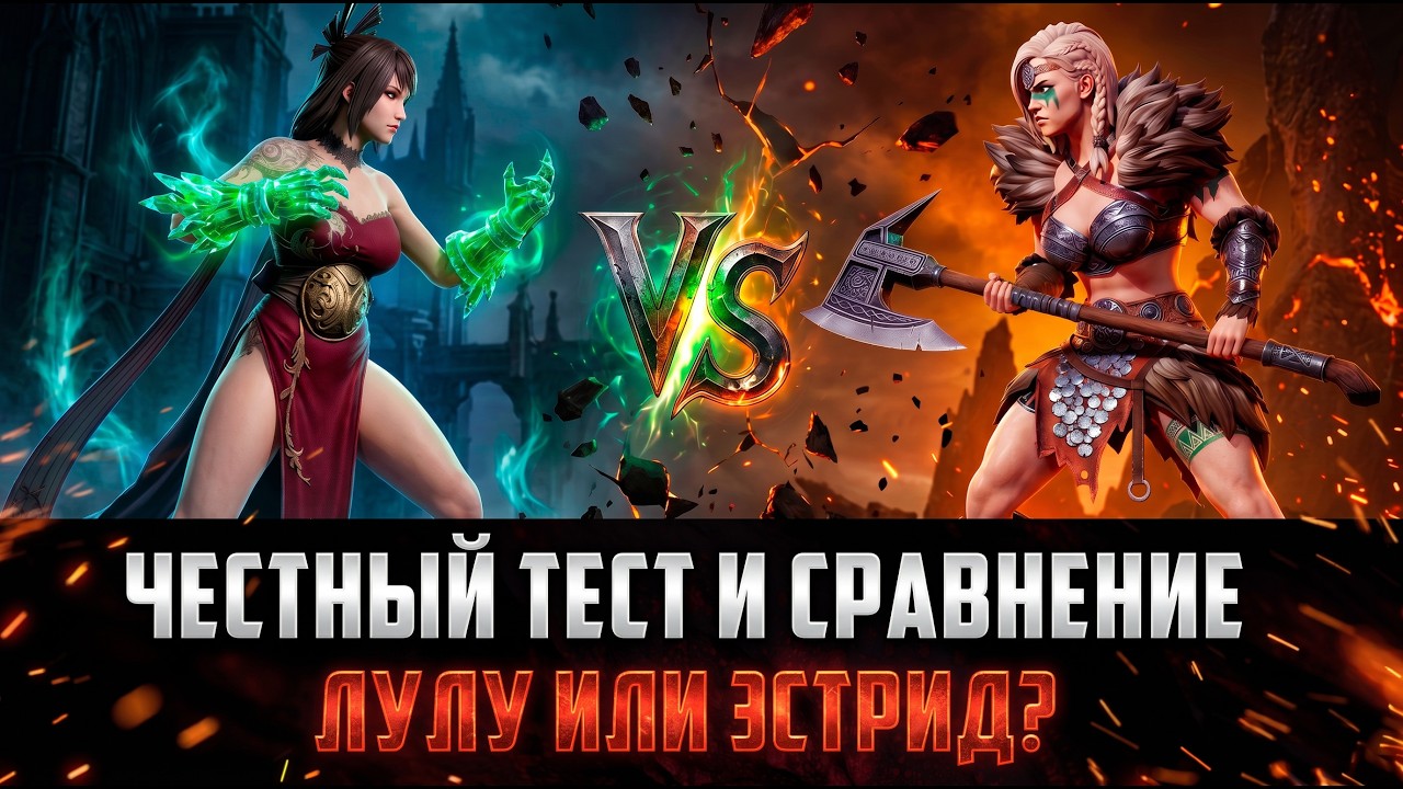 ПОСЛЕ ЭТОГО ВИДЕО ТЫ ТОЧНО ПРИМЕШЬ ВЕРНОЕ РЕШЕНИЕ! ЛУЛУ ИЛИ ЭСТРИД? СРАВНЕНИЕ УРОНА!#watcherofrealms