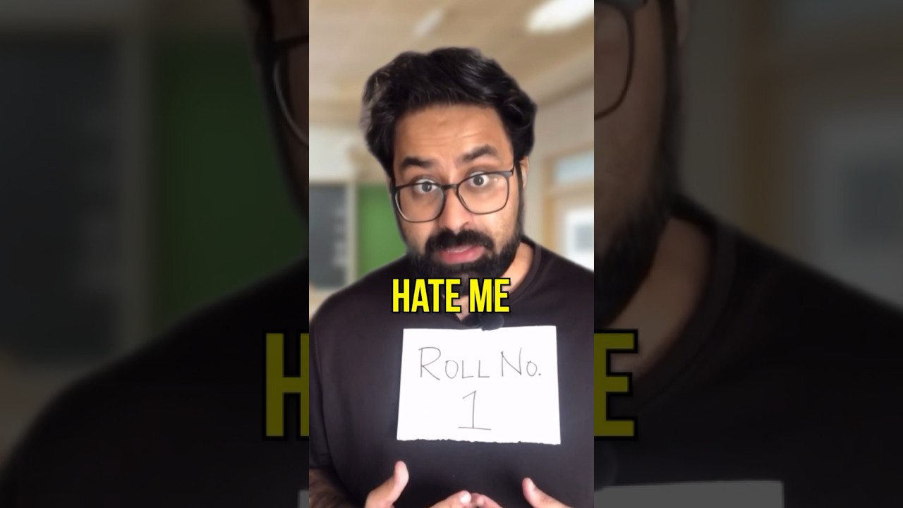 The WORST Roll Number in School #funny #comedyvideos #schoolmemes