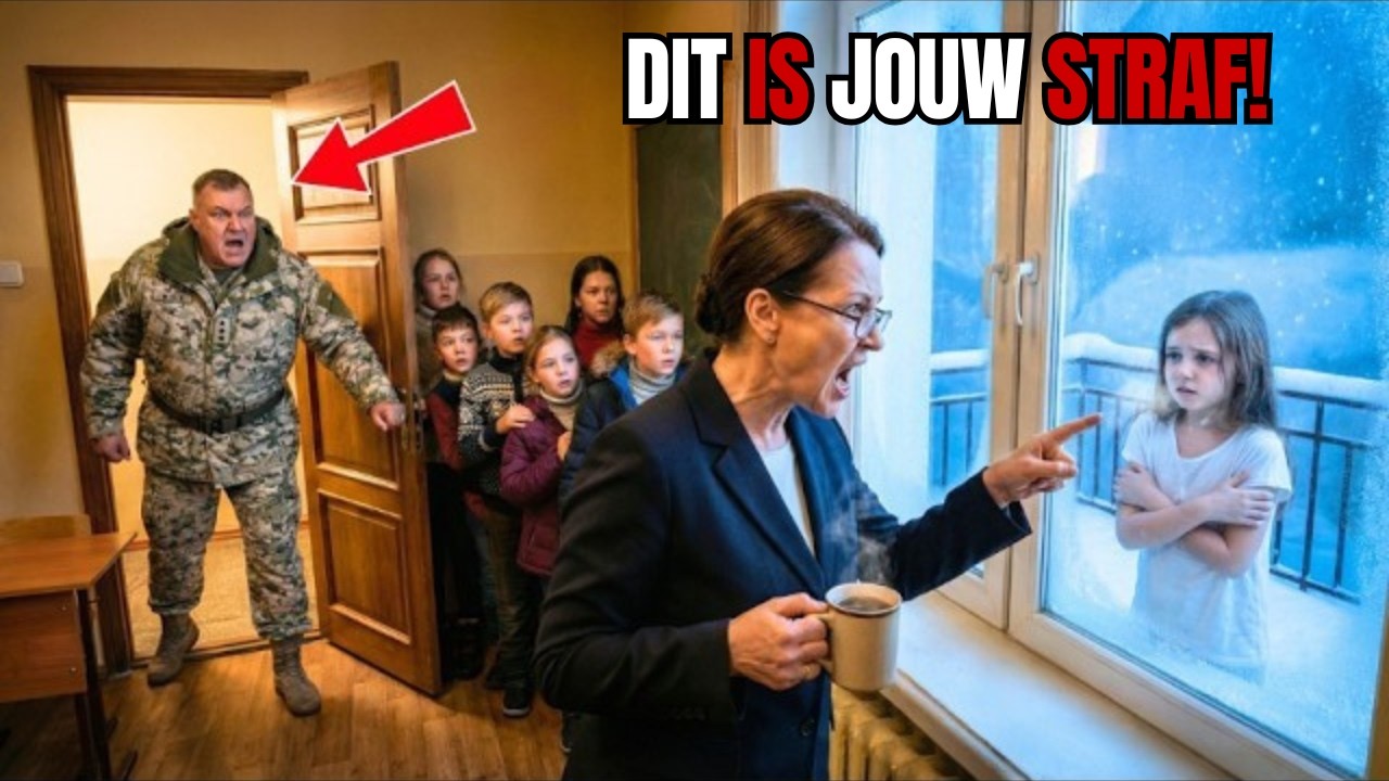 Lerares sluit kind buiten bij −10 °C: “Vries dan maar!” – Totdat de GENERAAL-VADER de deur intrapt!