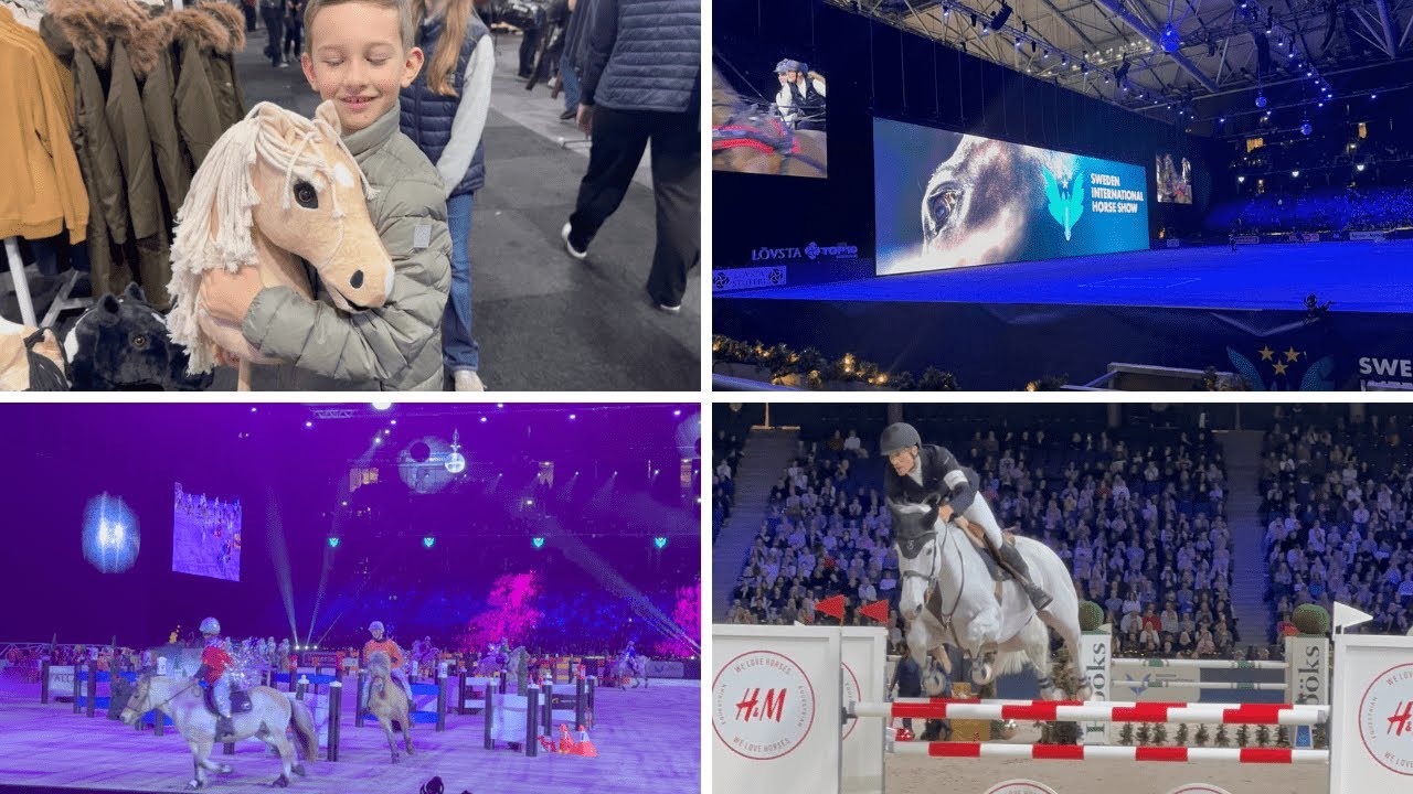 Häng med oss till Sweden International Horse Show 2024 - VLOGG