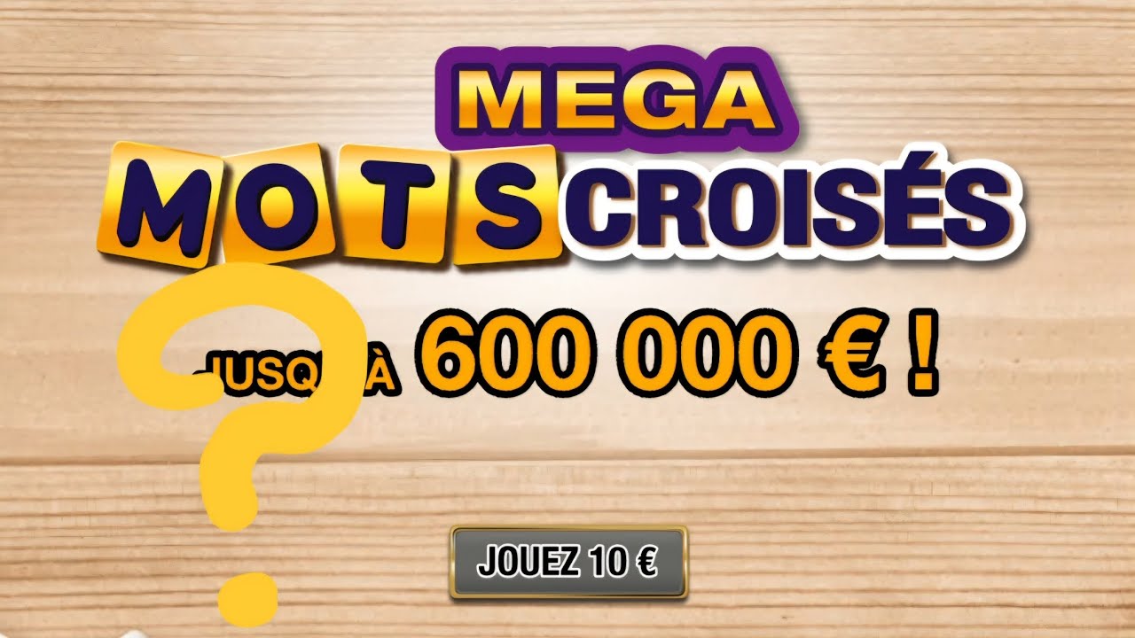 ❤️❤️❤️ Mega mots croisés ❤️❤️❤️ #fdj #grattage