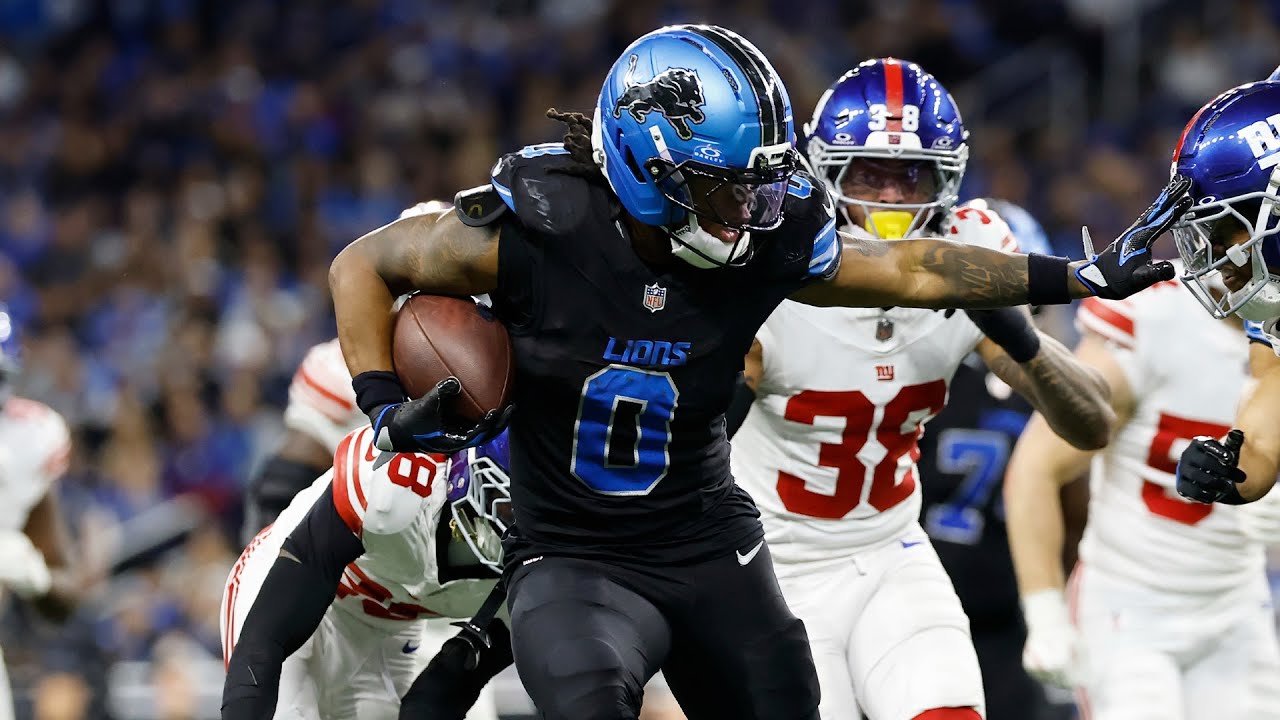 Jahmyr Gibbs' best plays in 264-yard game vs. Giants| Week 12