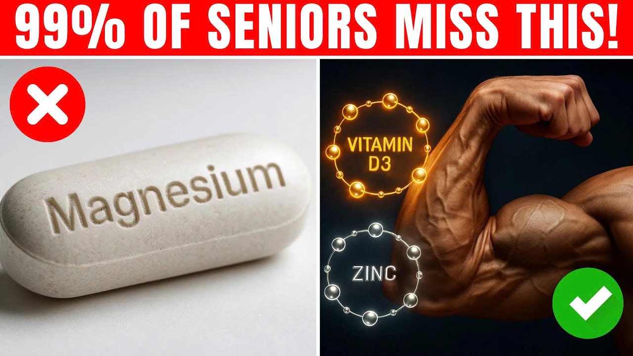 Forget Magnesium Pills! Take These Two Nighttime Vitamins to Rebuild Muscle While You Sleep
