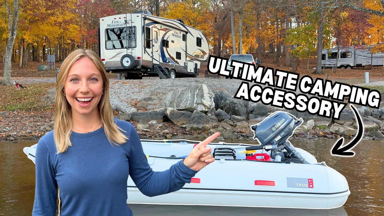 Our First Campground With Our New Fifth Wheel - Did We Find The Best Camping Accessory EVER?