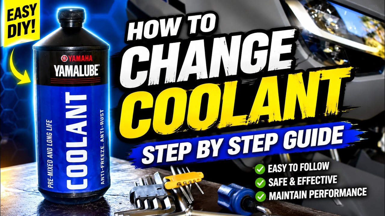 How to change Coolant Yamaha Nmax V2.1 | Aerox