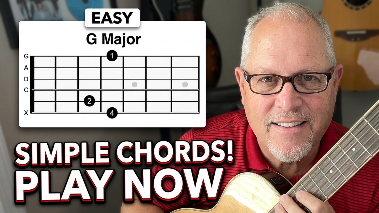Learn Glorify Thy Name on Guitar - Simple Chord Breakdown