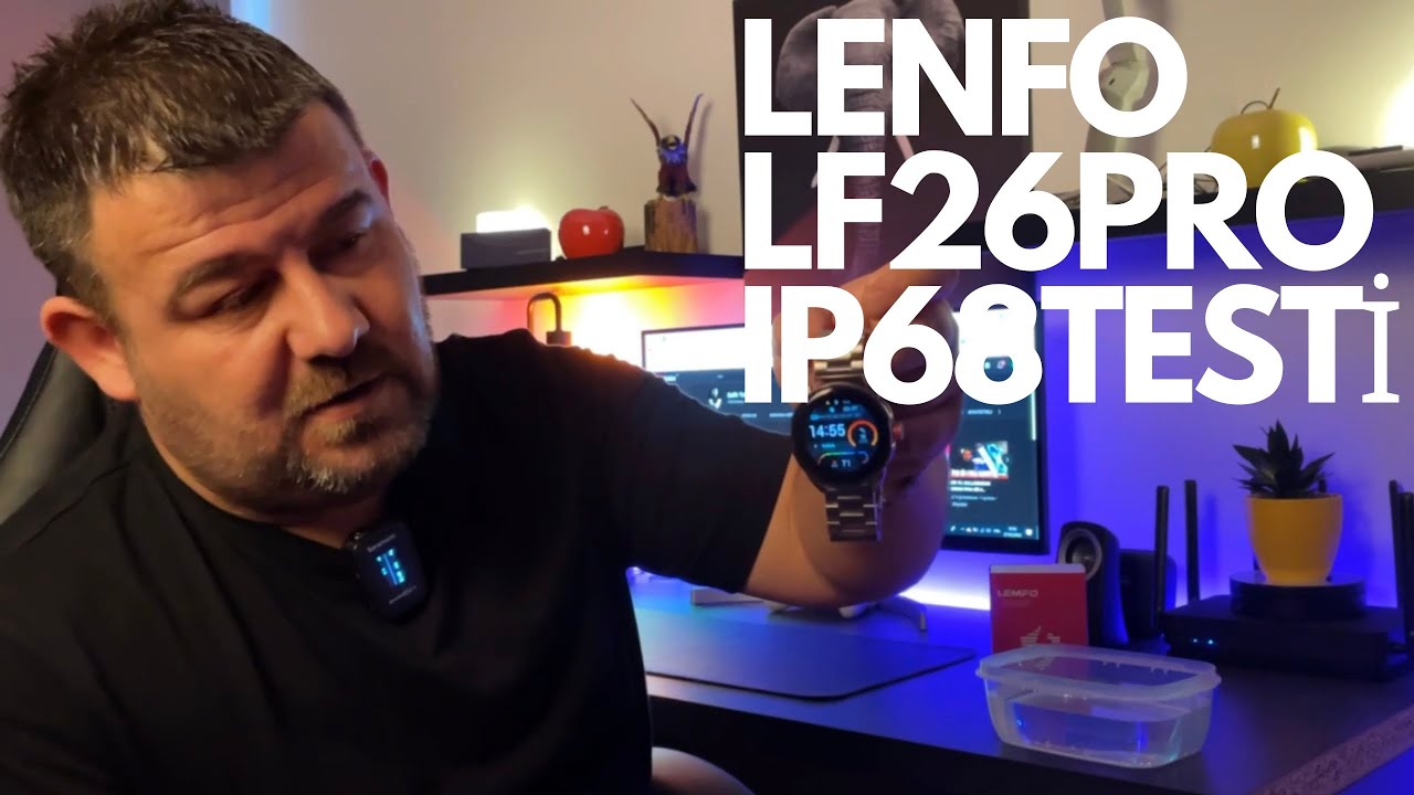 LEMFO LF26 PRO AKILLI SAAT IP68 TESTİ, akıllı saat