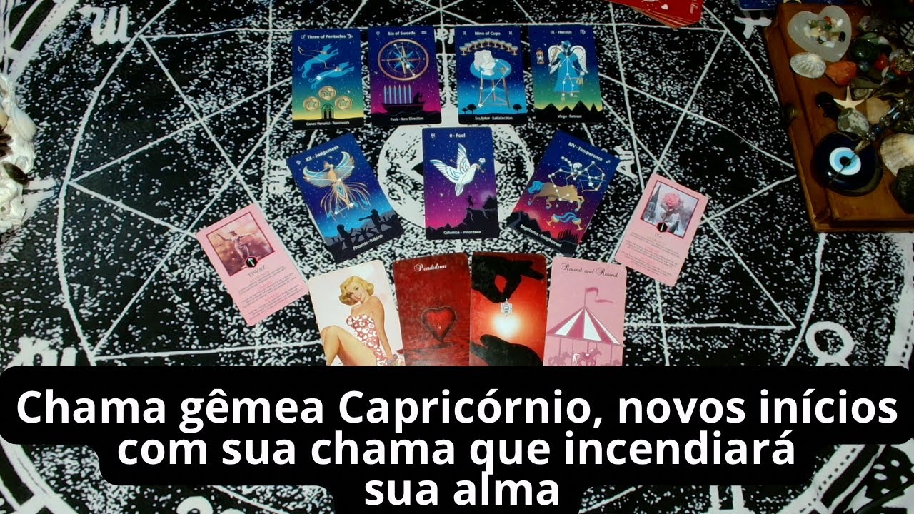 Chama gêmea Capricórnio, novos inícios com sua chama que incendiará sua alma