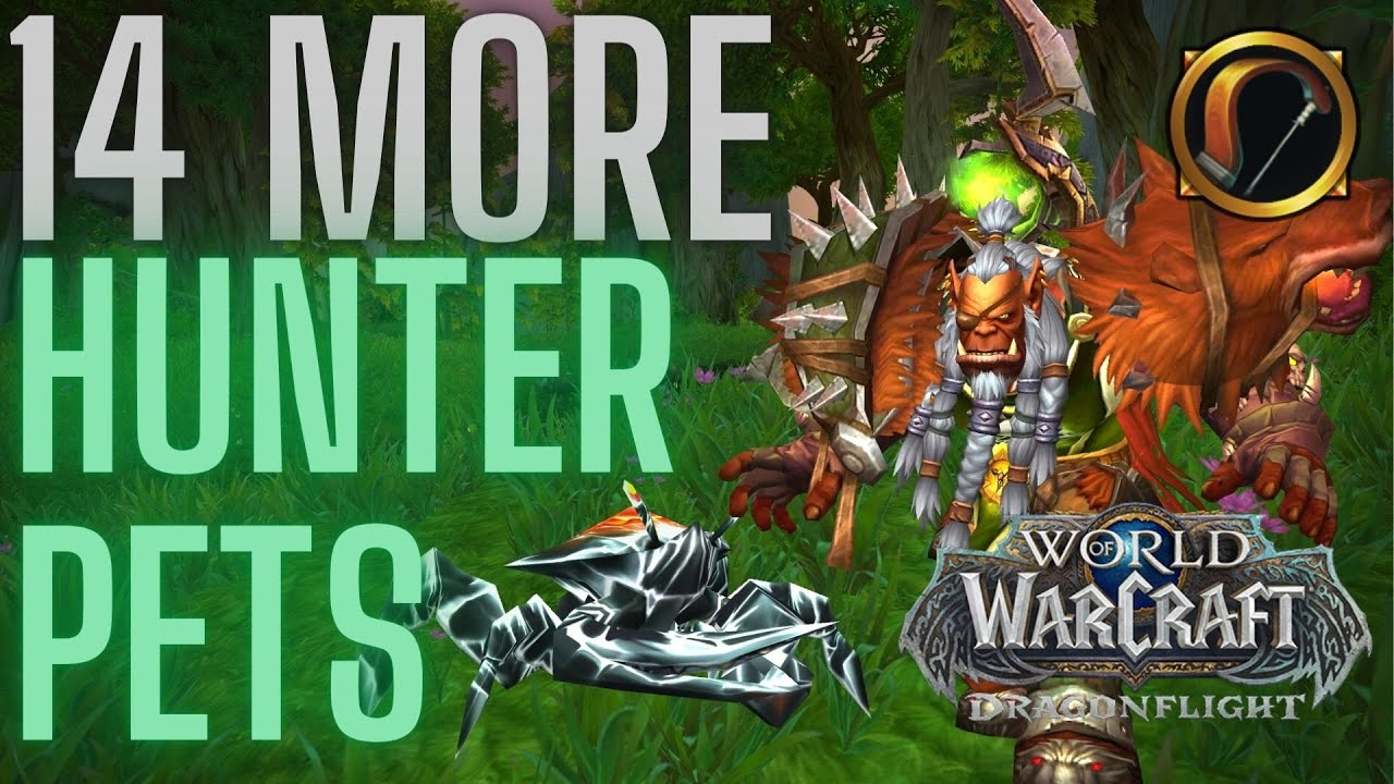 14 More Unique & Rare Pet Tames for all Specs | Dragonflight Hunter 10.0+