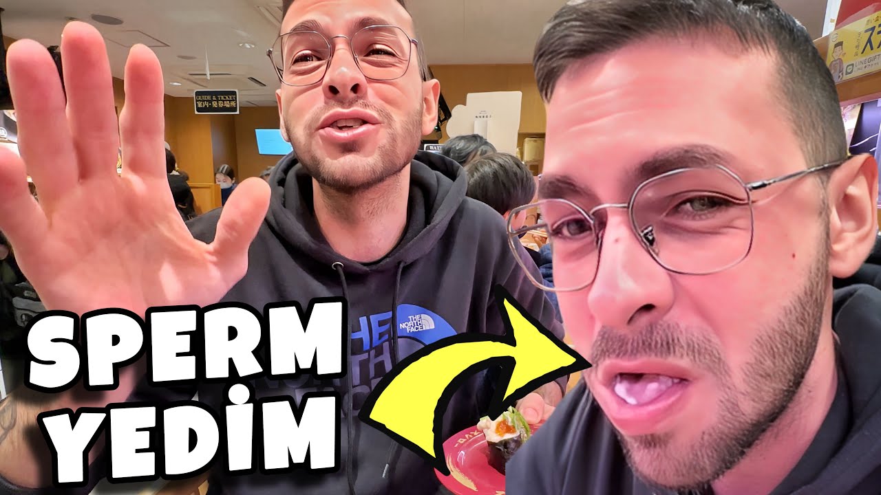 JAPONYA'DA SPERMLİ SUSHİ YEMEĞİ!
