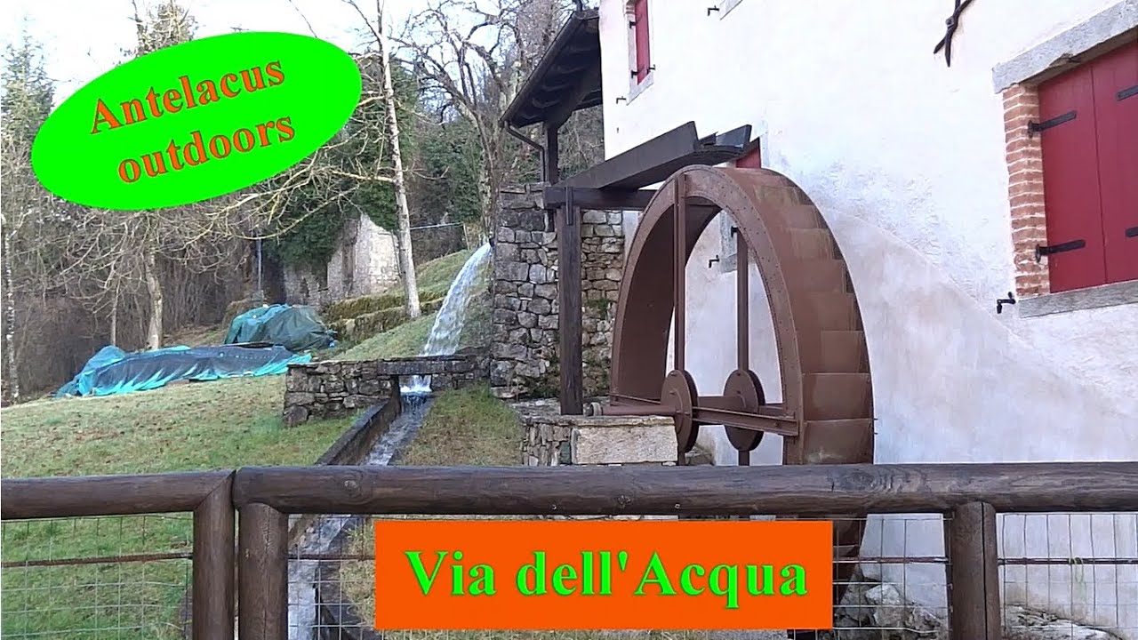 Via dell'Acqua - Da Cison di Valmarino, il percorso blu passando per il Bosco delle Penne Mozze