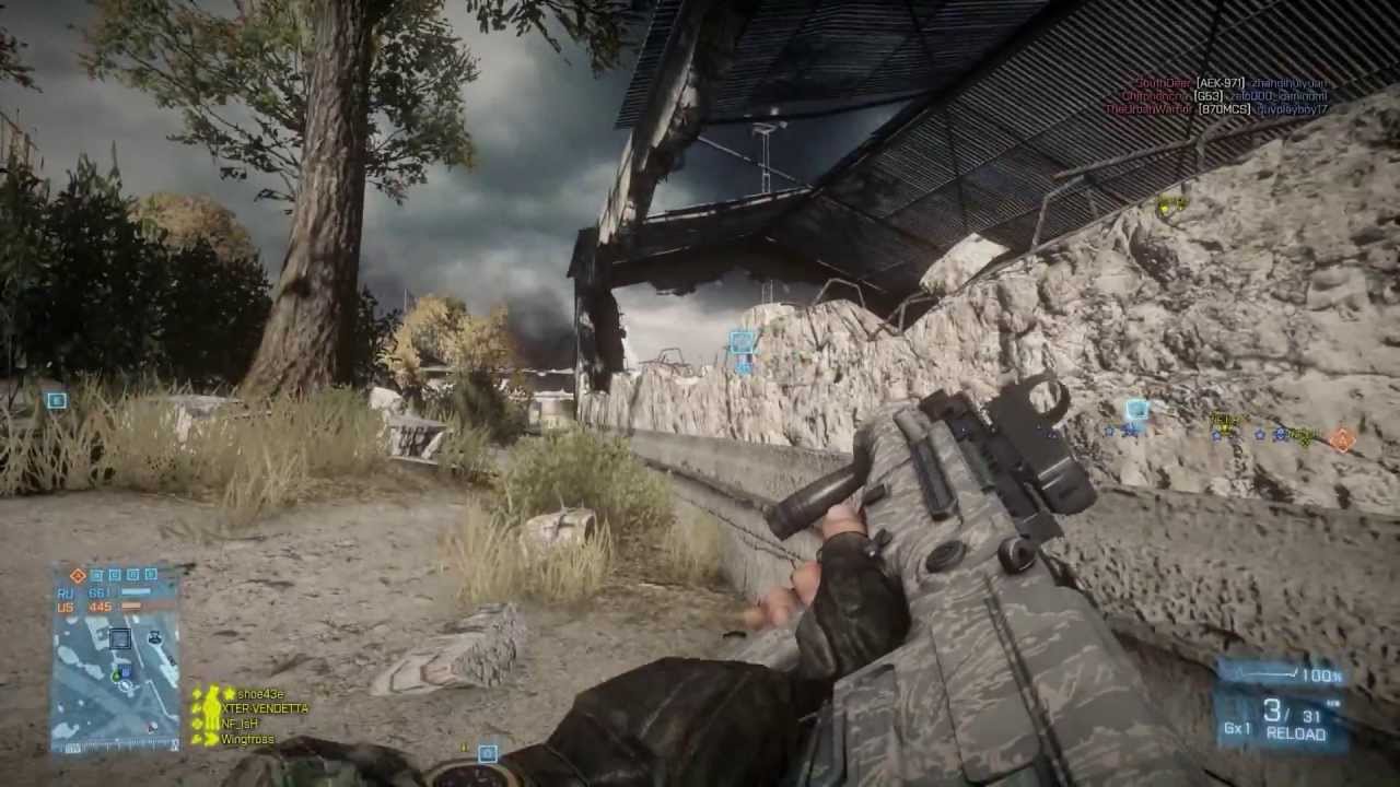 Battlefield 3: MTAR-21 Gameplay