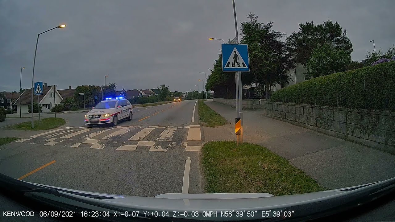 Politijakt på Nærbø 090621 1080p (Police chase on Naerbo in Norway)