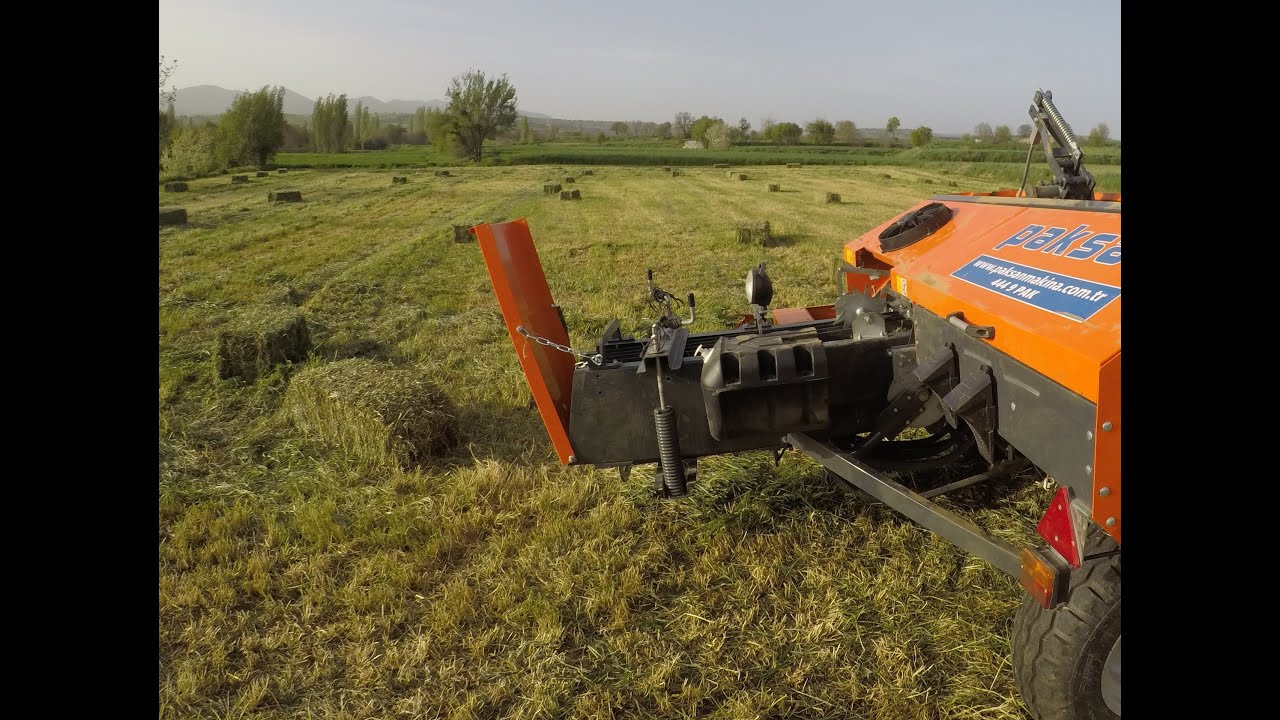 SIFIR PAKSAN BALYA MAKİNASI İLE REYGRASS PAKETLİYORUZ,REYGRASS'DAN KAÇ BALYA ÇIKTI 2 DEKAR