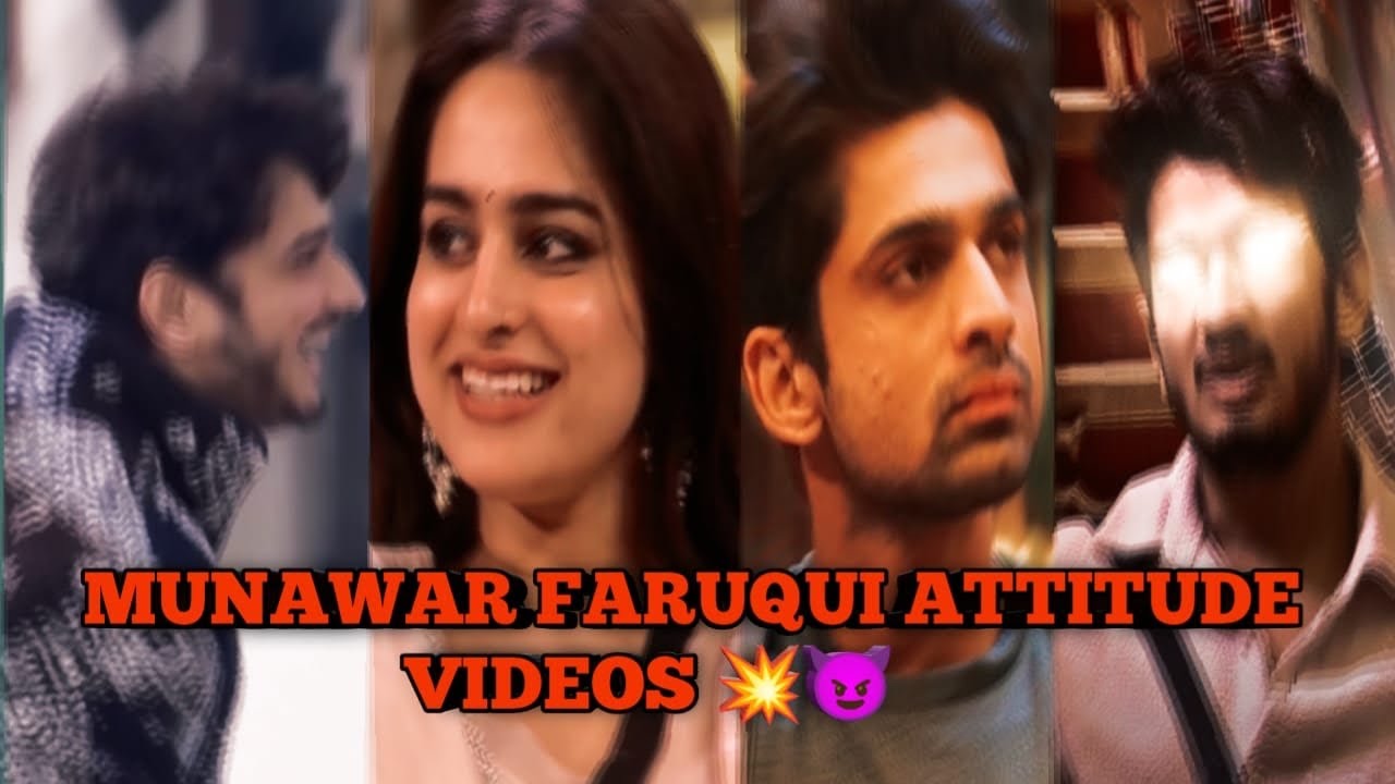 MUNAWAR FARUQUI ATTITUDE VIDEOS | BIGG BOSS 17 | HONEYREACTION