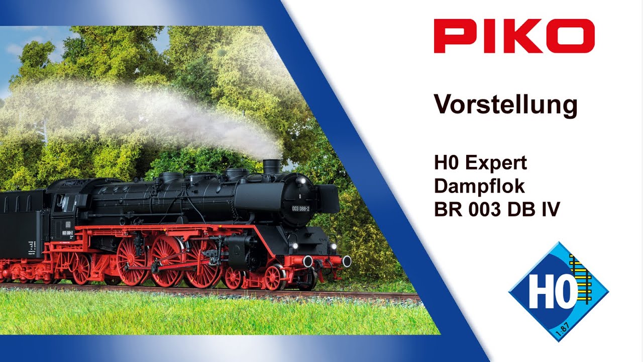 PIKO [V131] H0 Expert Dampflok BR 003 DB IV #50680