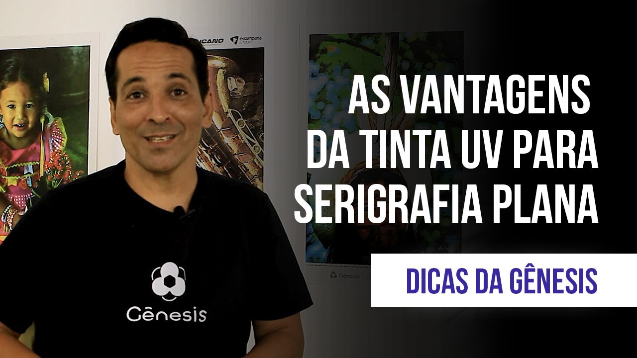 #134 - Vantagens da Tinta UV para serigrafia plana