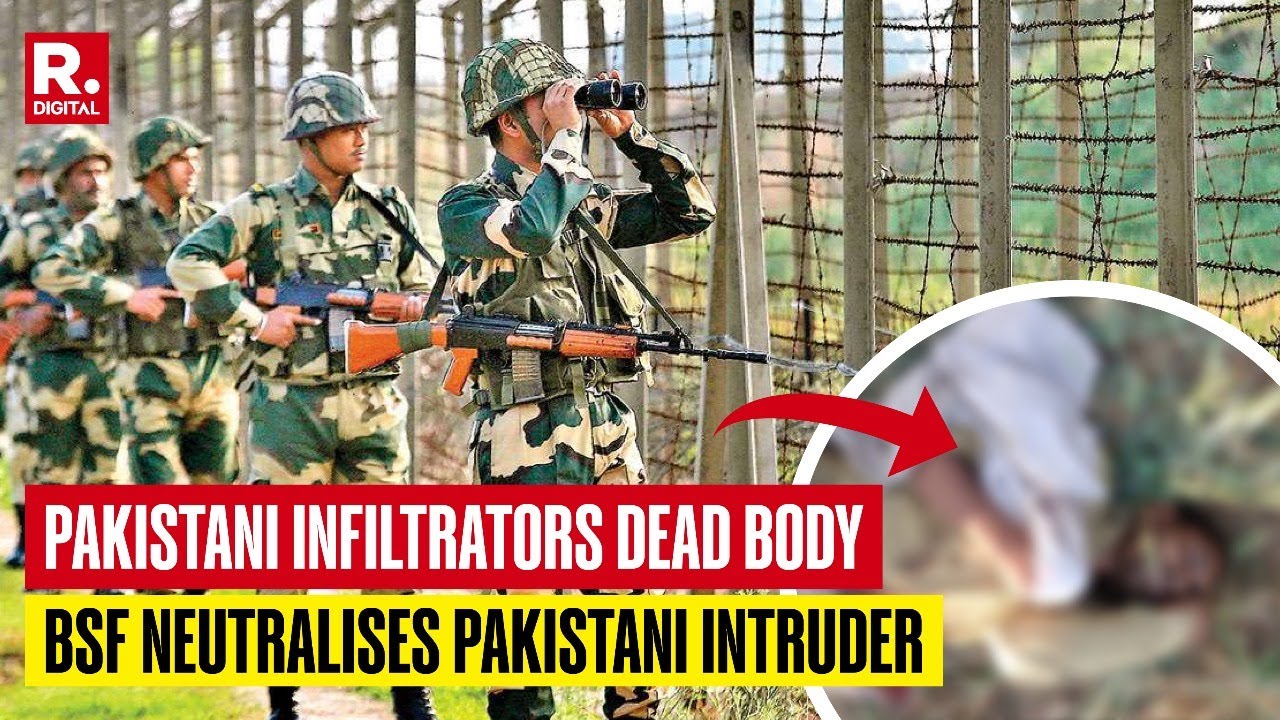 Pakistani Intruder Neutralised by BSF At J&K Border, Attempted to Enter Indian Territory Late Night