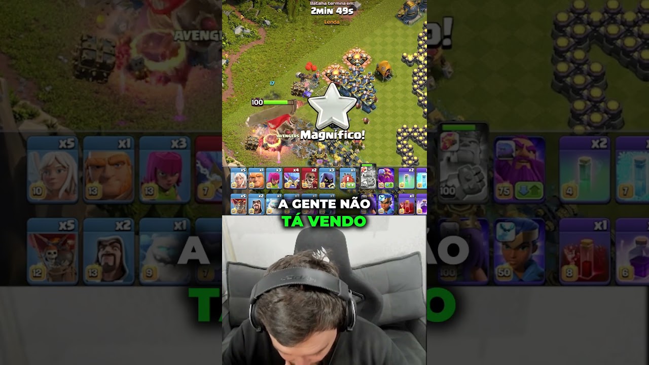 REI BERSERKER GIGANTESCO NO CLASH OF CLANS #clashofclans #coc #holowiwi #marinaul #supercellcreator