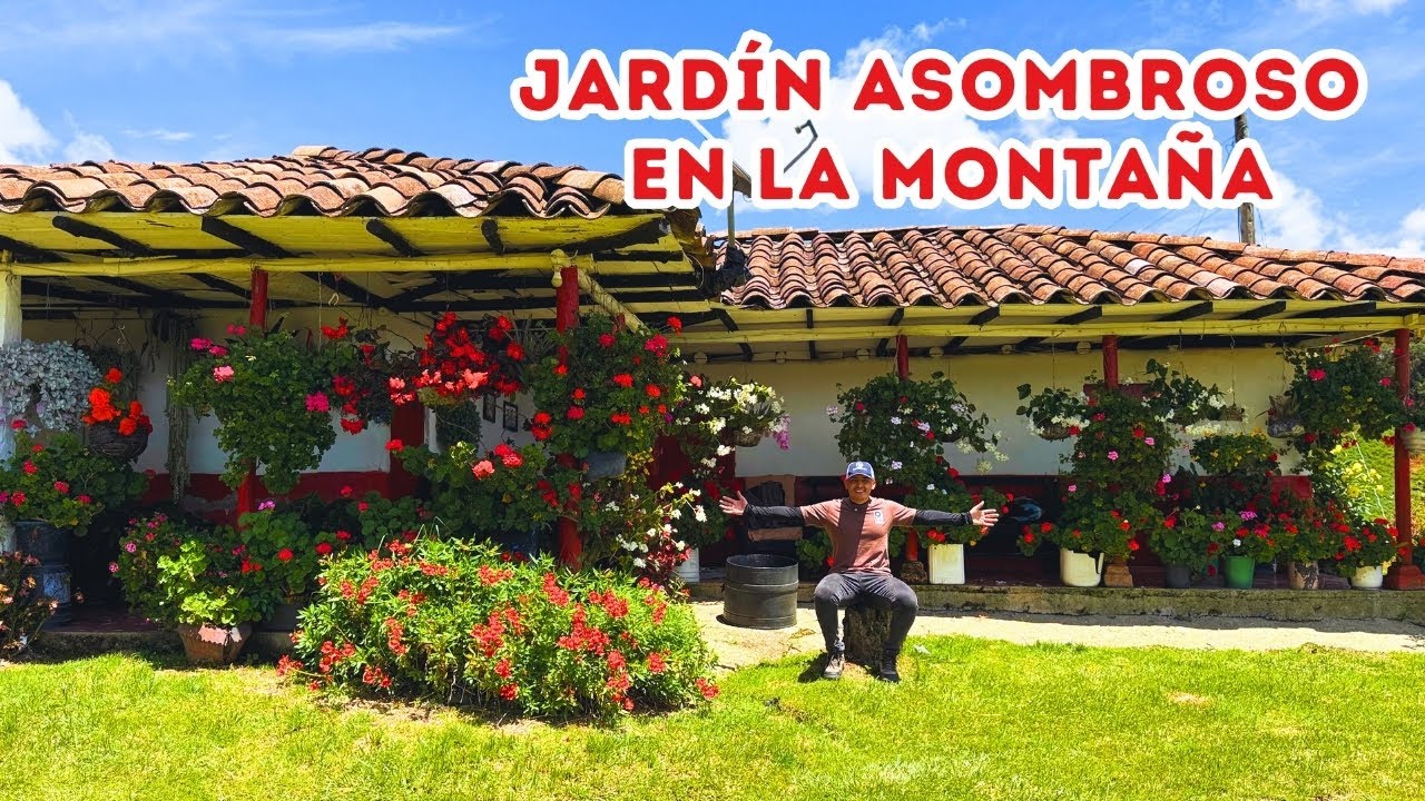Casi muero al ver el JARDÍN de Dianita en medio de la montaña lejana |AP