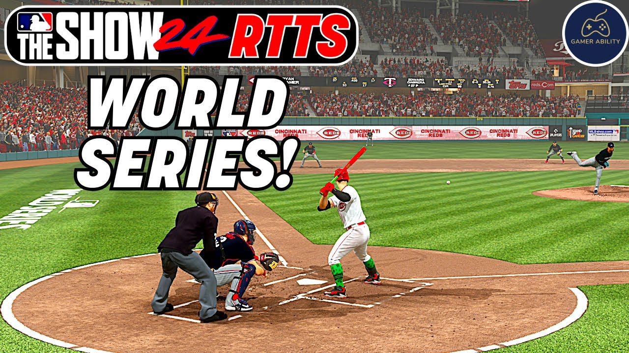 WORLD SERIES Reds vs Twins! MLB The Show 24 Road to the Show FINAL EPISODE!