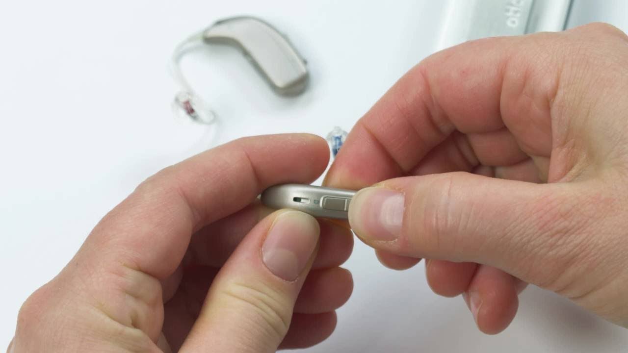 How to pair Oticon EduMic with hearing aids with rechargeable batteries