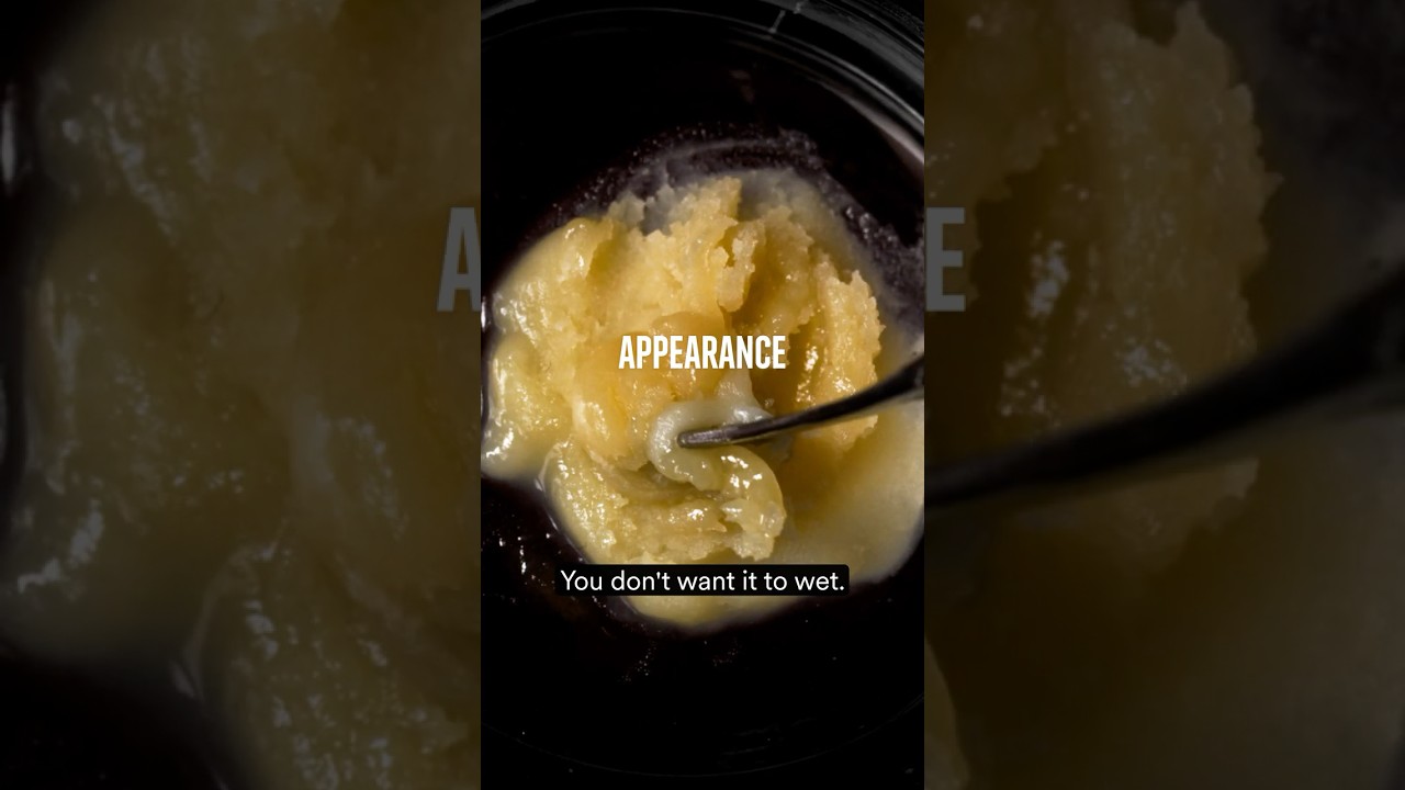 What does high-quality rosin look like?
