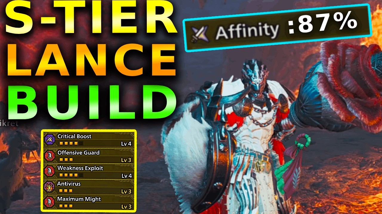 Monster Hunter Wilds – Эта сборка с копьём УНИЧТОЖАЕТ ВСЁ! Руководство по сборке с копьём в Monst...