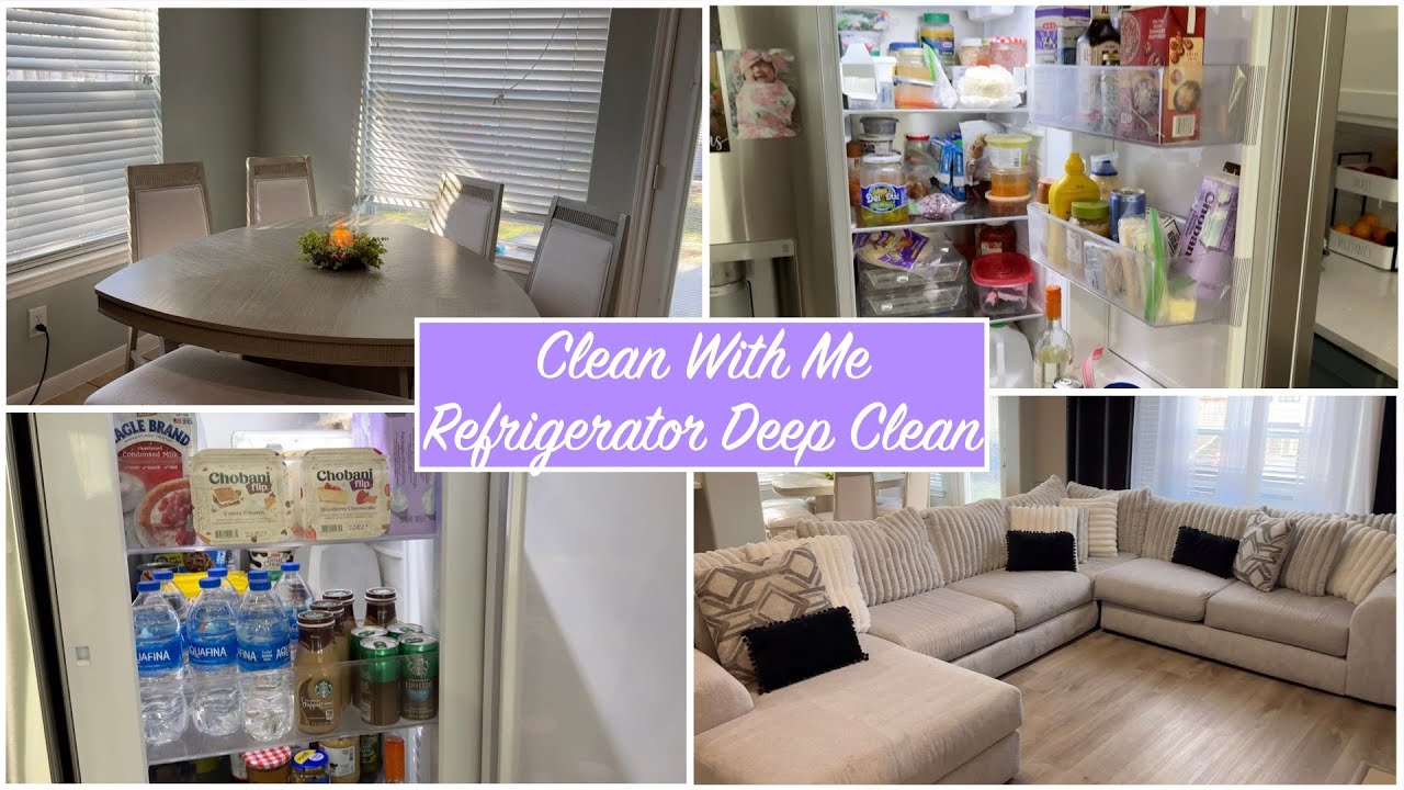 ✨ Clean With Me | Refrigerator Deep Clean ✨