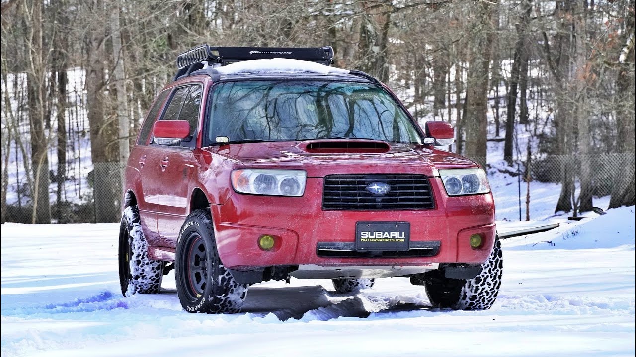 The Forester plays in the snow | Subaru Forester XT Offroad Build