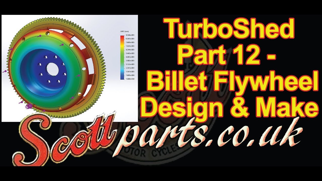 TurboShed Part 12 - 1UZ turbo Flywheel Design and Manufacture 350Z CD009 Gearbox